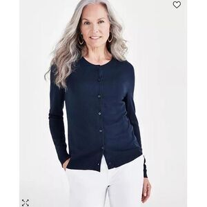 Charter Club size 2x navy blue cardigan. New with tags.